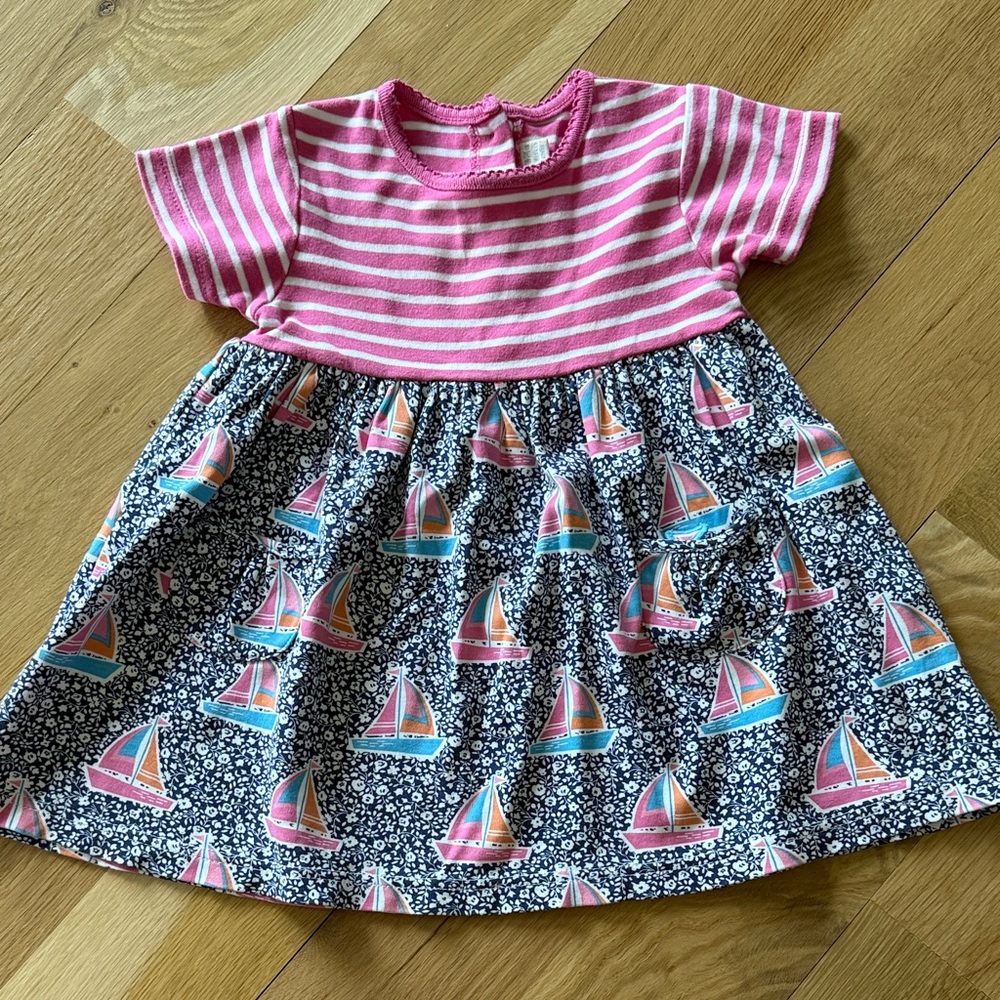 Jojo Maman Bebe Sailboat Dress